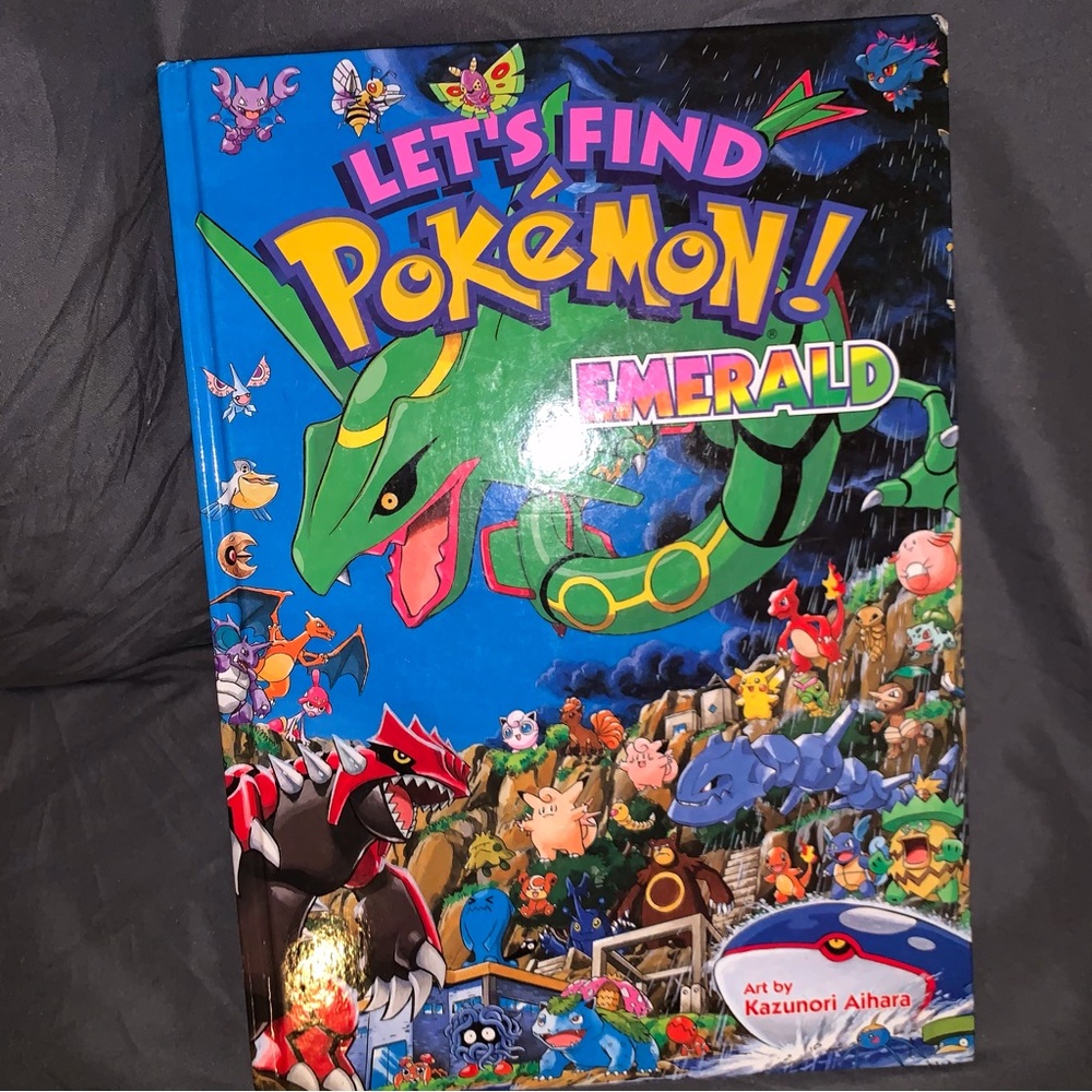 Let’s Find Pokemon! Emerald 2008 hardcover Book
